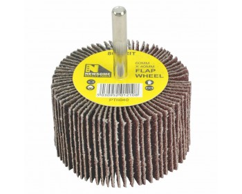 60mm x 40mm, 80 Grit Aluminium Oxide Flap Wheel